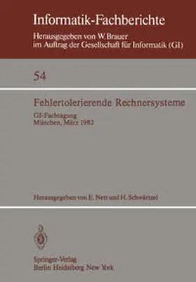 Nett / Schwärtzel |  Fehlertolerierende Rechnersysteme | eBook | Sack Fachmedien