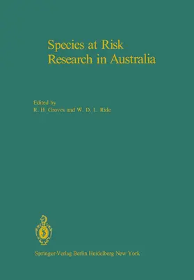Groves / Ride | Species at Risk Research in Australia | Buch | 978-3-642-68524-8 | www.sack.de