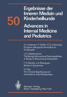 Frick / Harnack / Prader |  Ergebnisse der Inneren Medizin und Kinderheilkunde / Advances in Internal Medicine and Pediatrics | Buch |  Sack Fachmedien