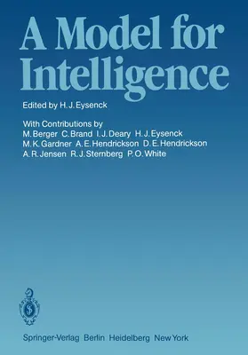 Eysenck | A Model for Intelligence | Buch | 978-3-642-68666-5 | www.sack.de