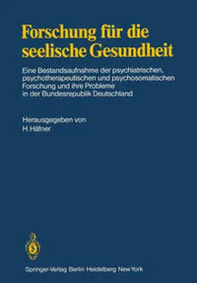 Häfner |  Forschung für die seelische Gesundheit | eBook | Sack Fachmedien