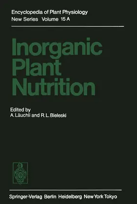 Läuchli / Bieleski |  Inorganic Plant Nutrition | Buch |  Sack Fachmedien