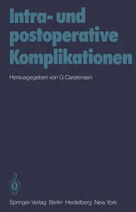 Carstensen | Intra- und postoperative Komplikationen | E-Book | www.sack.de