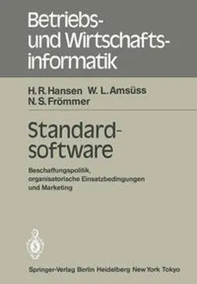 Hansen / Amsüss / Frömmer |  Standardsoftware | eBook | Sack Fachmedien