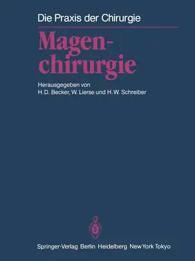 Becker / Lierse / Schreiber | Magenchirurgie | Buch | 978-3-642-69093-8 | www.sack.de