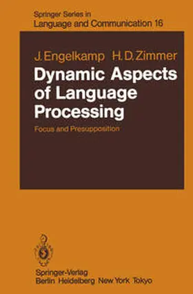 Engelkamp / Zimmer |  Dynamic Aspects of Language Processing | eBook | Sack Fachmedien