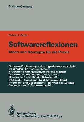 Baber | Softwarereflexionen | Buch | 978-3-642-69246-8 | sack.de