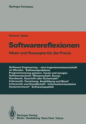Baber |  Softwarereflexionen | Buch |  Sack Fachmedien
