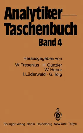 Fresenius / Günzler / Huber |  Analytiker-Taschenbuch | Buch |  Sack Fachmedien
