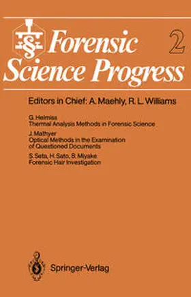  Forensic Science Progress | eBook | Sack Fachmedien
