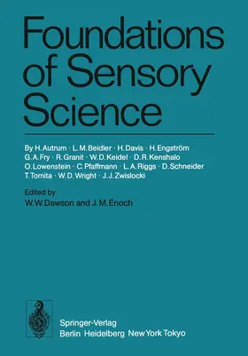 Autrum / Pfaffmann / Dawson |  Foundations of Sensory Science | Buch |  Sack Fachmedien