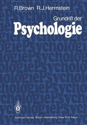 Brown / Herrnstein |  Grundriß der Psychologie | Buch |  Sack Fachmedien