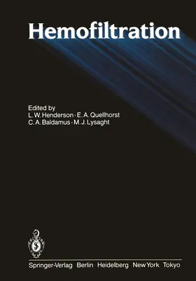 Henderson / Quellhorst / Baldamus |  Hemofiltration | Buch |  Sack Fachmedien