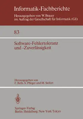 Belli / Pfleger / Seifert |  Software-Fehlertoleranz und -Zuverlässigkeit | eBook | Sack Fachmedien
