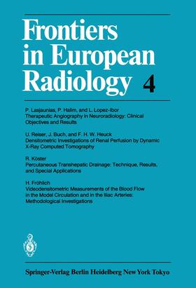 Frontiers in European Radiology | Buch | 978-3-642-69719-7 | sack.de
