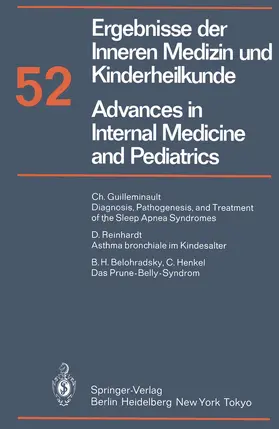 Frick / Harnack / Kochsiek |  Ergebnisse der Inneren Medizin und Kinderheilkunde / Advances in Internal Medicine and Pediatrics | Buch |  Sack Fachmedien