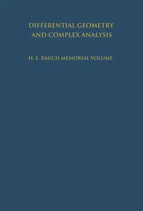 Chavel / Farkas |  Differential Geometry and Complex Analysis | Buch |  Sack Fachmedien