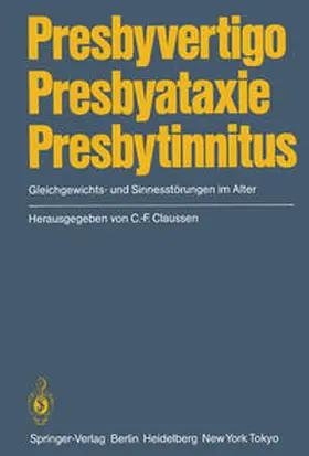 Claussen | Presbyvertigo Presbyataxie Presbytinnitus | E-Book | www.sack.de
