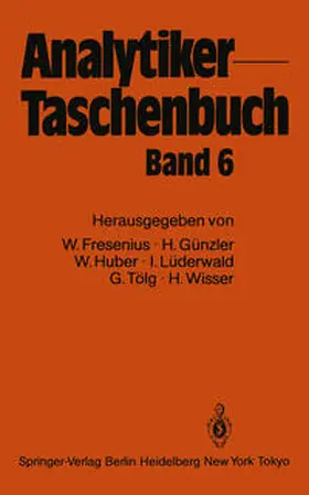 Fresenius / Günzler / Huber |  Analytiker-Taschenbuch | eBook | Sack Fachmedien