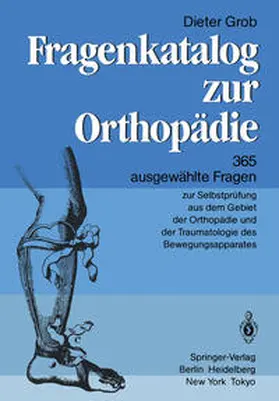 Grob |  Fragenkatalog zur Orthopädie | eBook | Sack Fachmedien