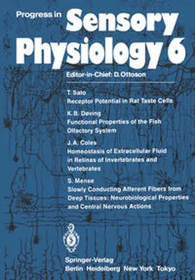 Progress in Sensory Physiology | eBook | Sack Fachmedien