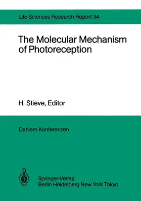 Stieve | The Molecular Mechanism of Photoreception | Buch | 978-3-642-70446-8 | www.sack.de