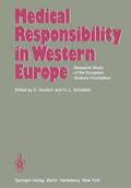 Schreiber / Deutsch |  Medical Responsibility in Western Europe | Buch |  Sack Fachmedien