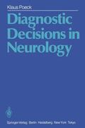 Poeck |  Diagnostic Decisions in Neurology | Buch |  Sack Fachmedien
