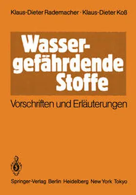 Rademacher / Koß |  Wassergefährdende Stoffe | eBook | Sack Fachmedien
