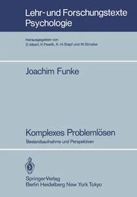 Funke |  Komplexes Problemlösen | eBook | Sack Fachmedien