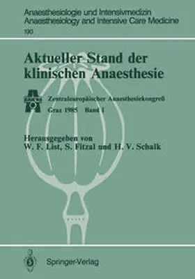 List / Fitzal / Schalk |  Aktueller Stand der klinischen Anaesthesie | eBook | Sack Fachmedien