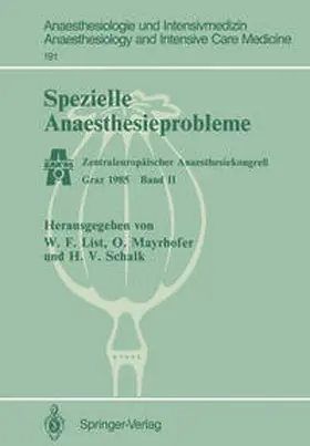 List / Mayrhofer / Schalk |  Spezielle Anaesthesieprobleme | eBook | Sack Fachmedien