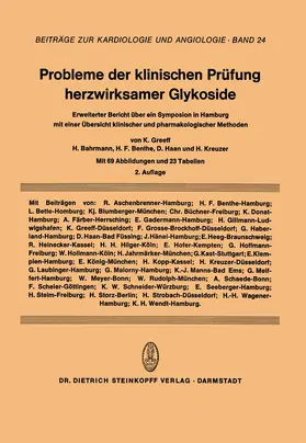 Greeff |  Probleme der Klinischen Prüfung Herzwirksamer Glykoside | Buch |  Sack Fachmedien
