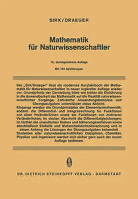Sirk | Mathematik für Naturwissenschaftler | E-Book | www.sack.de
