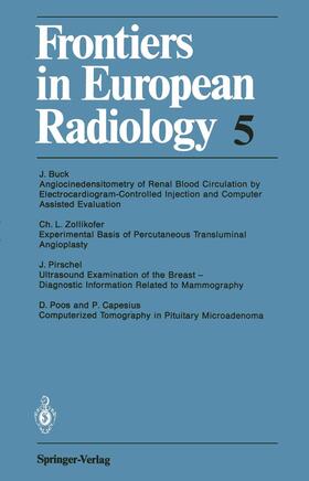Frontiers in European Radiology | Buch | 978-3-642-72565-4 | sack.de