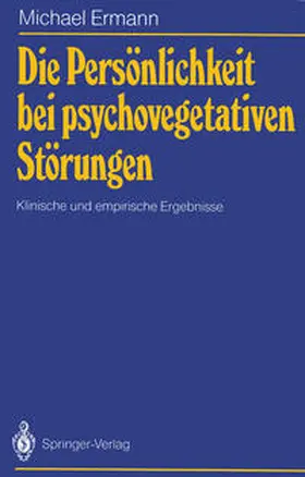Ermann |  Die Persönlichkeit bei psychovegetativen Störungen | eBook | Sack Fachmedien