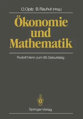 Rauhut / Opitz |  Ökonomie und Mathematik | Buch |  Sack Fachmedien