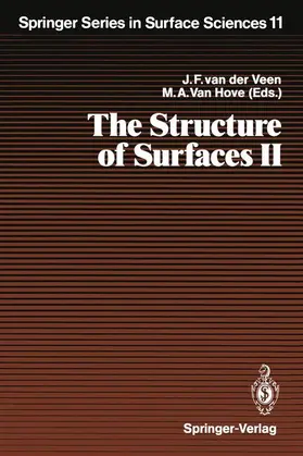 Van Hove / Veen |  The Structure of Surfaces II | Buch |  Sack Fachmedien