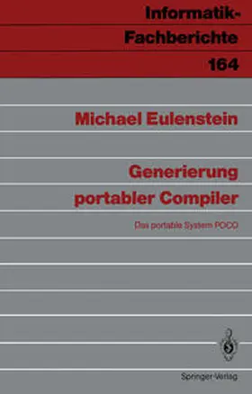 Eulenstein |  Generierung portabler Compiler | eBook | Sack Fachmedien