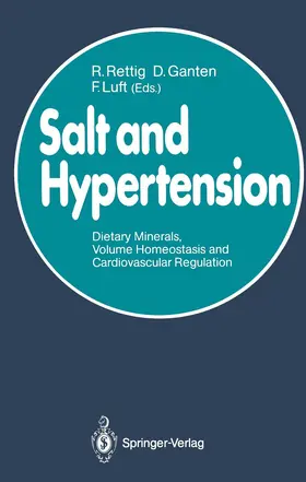 Rettig / Ganten / Luft |  Salt and Hypertension | Buch |  Sack Fachmedien
