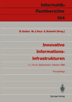 Gollan / Paul / Schmitt |  Innovative Informations-Infrastrukturen | eBook | Sack Fachmedien