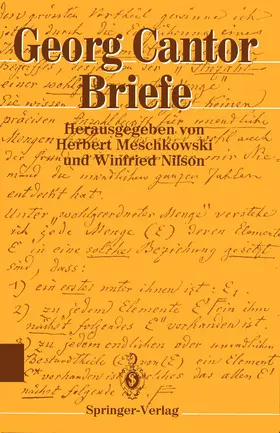 Cantor / Nilson / Meschkowski |  Briefe | Buch |  Sack Fachmedien
