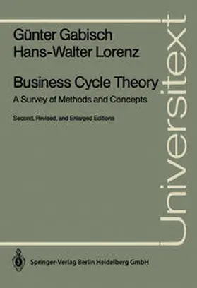 Gabisch / Lorenz |  Business Cycle Theory | eBook | Sack Fachmedien