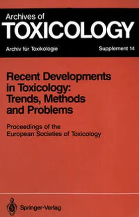 Chambers / Wiezorek / Golbs |  Recent Developments in Toxicology: Trends, Methods and Problems | eBook | Sack Fachmedien