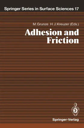 Kreuzer / Grunze |  Adhesion and Friction | Buch |  Sack Fachmedien