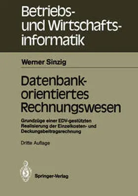 Sinzig |  Datenbankorientiertes Rechnungswesen | eBook | Sack Fachmedien