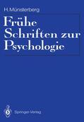 Münsterberg |  Frühe Schriften zur Psychologie | Buch |  Sack Fachmedien