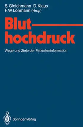 Gleichmann / Klaus / Lohmann |  Bluthochdruck | eBook | Sack Fachmedien