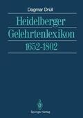 Drüll |  Heidelberger Gelehrtenlexikon | Buch |  Sack Fachmedien