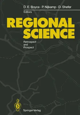 Boyce / Nijkamp / Shefer |  Regional Science | Buch |  Sack Fachmedien